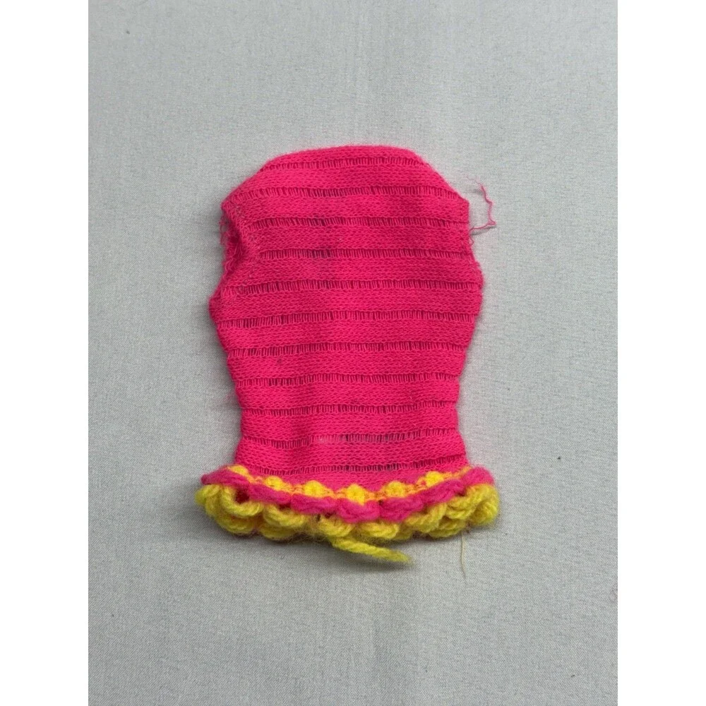 Vintage 60’s Mattel Talking Barbie Two Pink and Yellow Piece Tops #1115